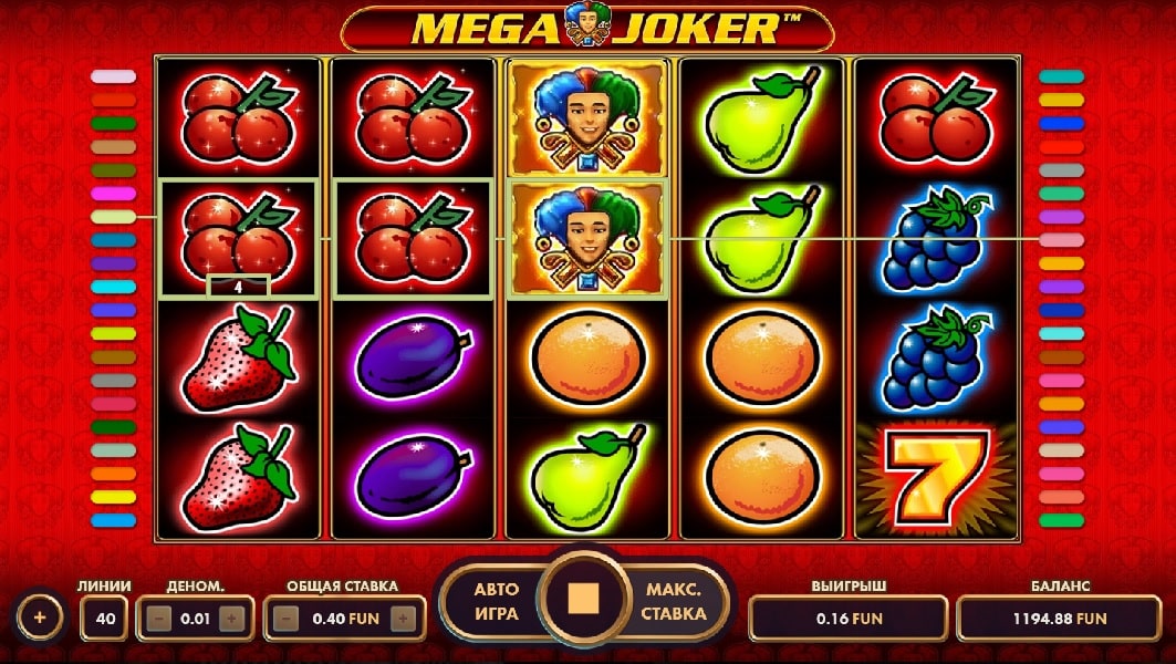 Игровой автомат Mega Joker